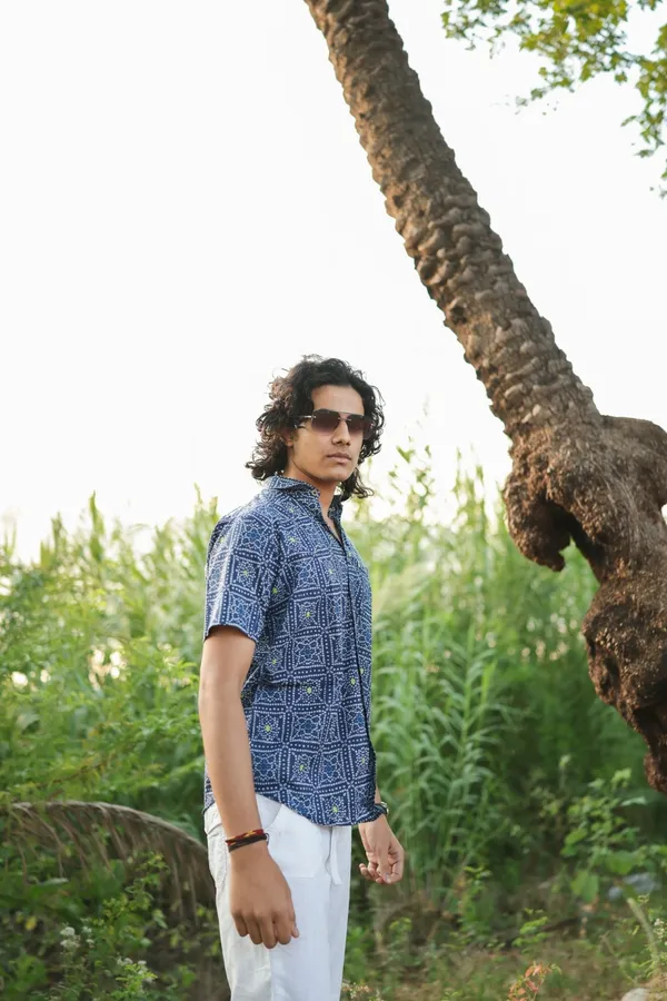 Jaipuri_Print_Multicolor_Pure_Cotton_Hand_Block___Half_Sleeve_Shirt_For_Men
