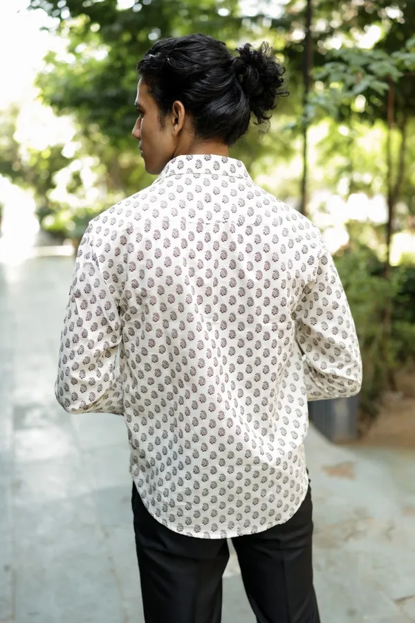 Jaipuri_Print__Multicolour_Pure_Cotton_Hand_Block_Full_Sleeve_Shirt_For_Men