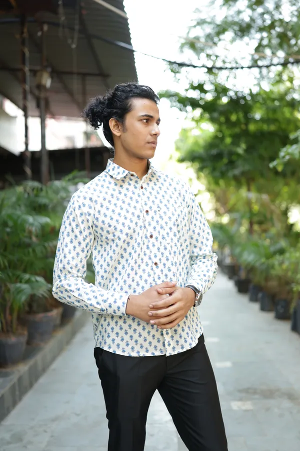 Jaipuri_Print_Multicolour_Pure_Cotton_Hand_Block___Full_Sleeve_Shirt_For_Men