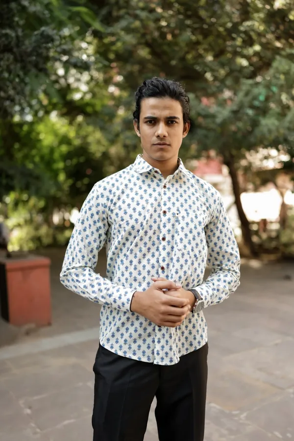 Jaipuri_Print_Multicolour_Pure_Cotton_Hand_Block___Full_Sleeve_Shirt_For_Men
