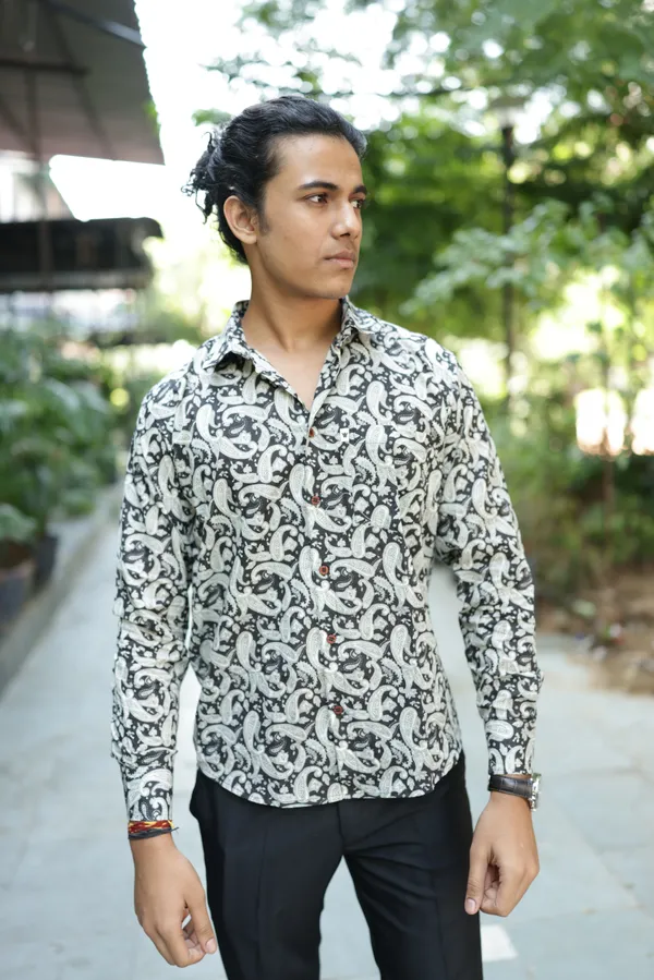 Jaipuri_Print_Multicolour_Pure_Cotton_Hand_Block___Full_Sleeve_Shirt_For_Men