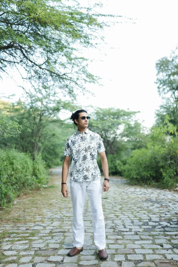 Jaipuri_Print_Multicolor_Pure_Cotton_Hand_Block___Half_Sleeve_Shirt_For_Men