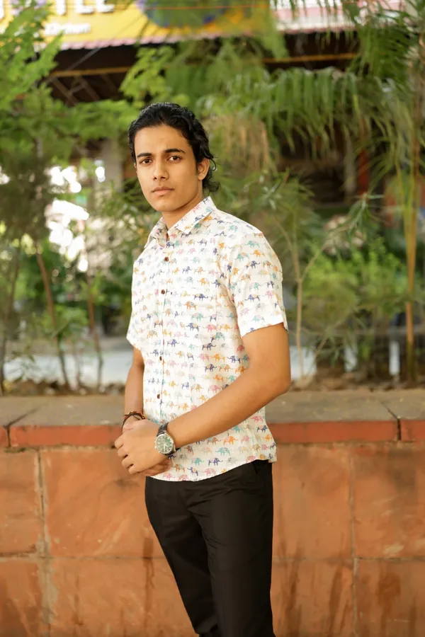 Jaipuri_Print_Multicolor_Pure_Cotton_Hand_Block___Half_Sleeve_Shirt_For_Men