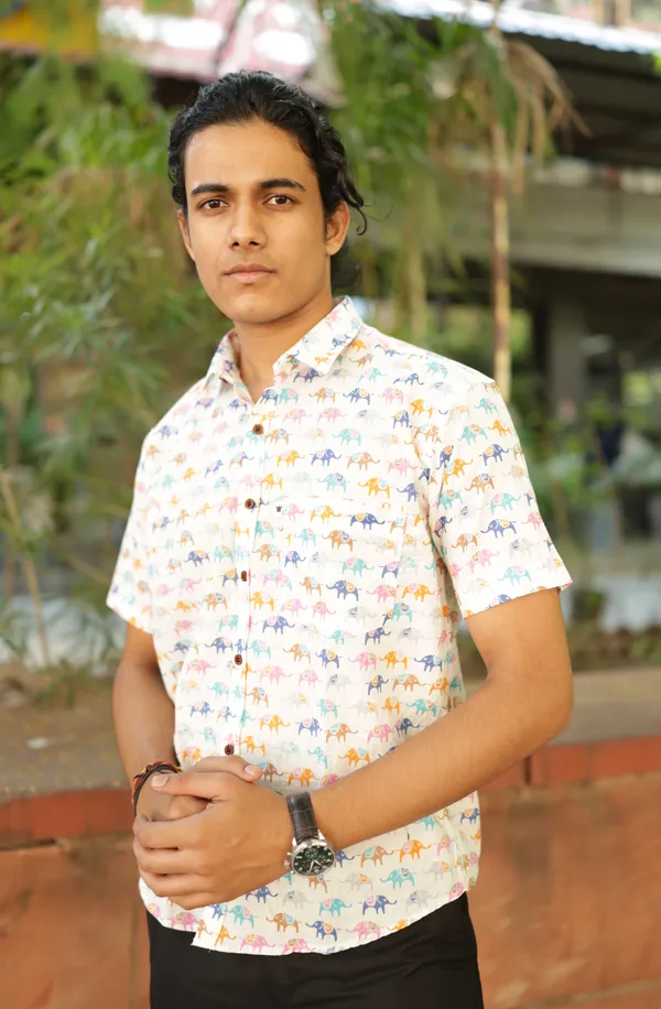 Jaipuri_Print_Multicolor_Pure_Cotton_Hand_Block___Half_Sleeve_Shirt_For_Men