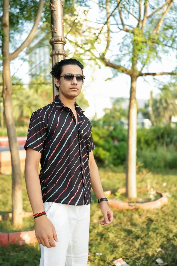 Jaipuri_Print_Multicolor_Pure_Cotton_Hand_Block___Half_Sleeve_Shirt_For_Men