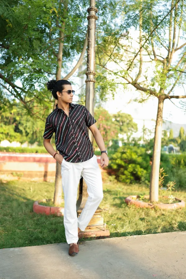 Jaipuri_Print_Multicolor_Pure_Cotton_Hand_Block___Half_Sleeve_Shirt_For_Men