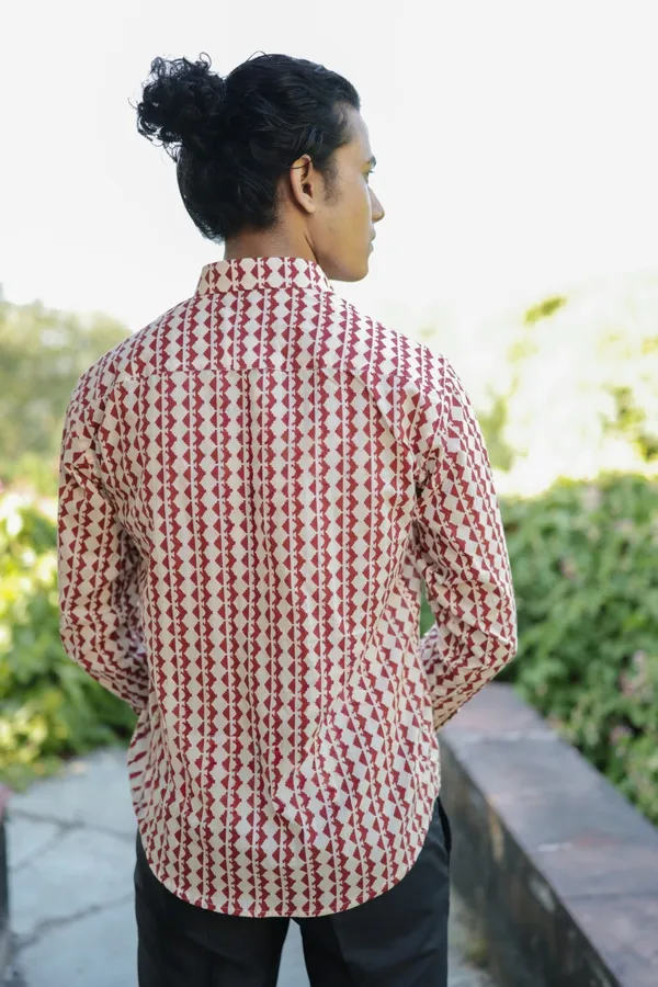 Jaipuri_Print_Multicolour_Pure_Cotton_Hand_Block___Full_Sleeve_Shirt_For_Men
