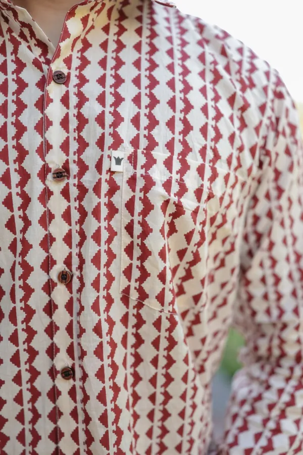 Jaipuri_Print_Multicolour_Pure_Cotton_Hand_Block___Full_Sleeve_Shirt_For_Men