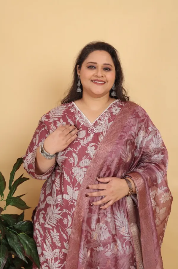 Red_Premium_Rayon_Dress_For_Women_(Plus_Size)
