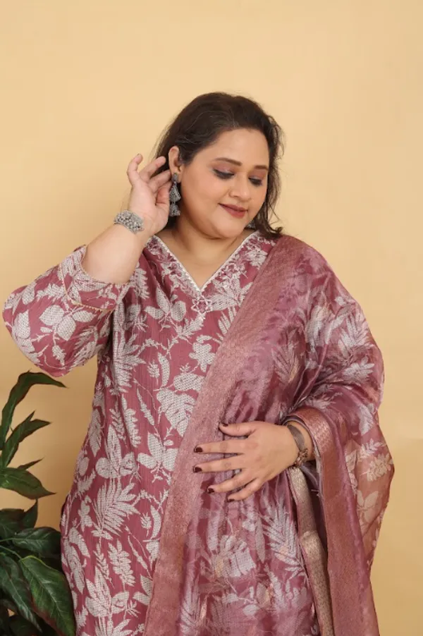 Red_Premium_Rayon_Dress_For_Women_(Plus_Size)