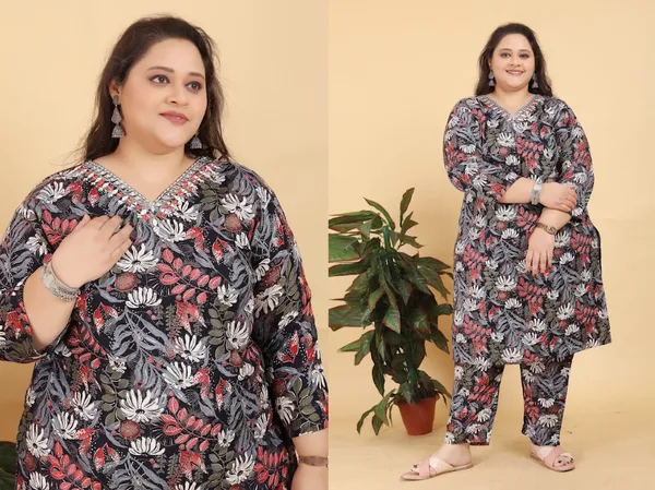 Black_Premium_Rayon_Dress_For_Women_(Plus_Size)