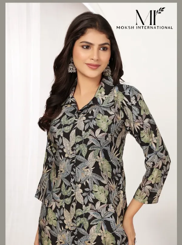 Black_Premium_Rayon_Kurti_Set_For_Women_(Plus_Size)