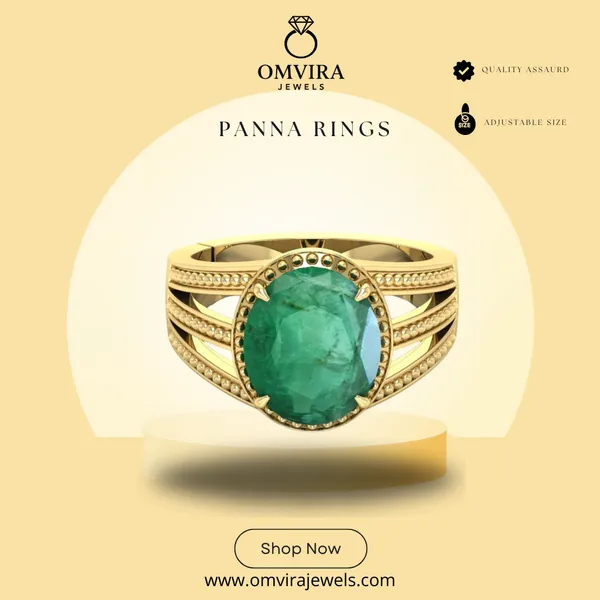Panna_7.25_Ratti_Stone_Created_Panna_Stone_Emerald_Ring_Adjustable_Women_&_Men_Ring