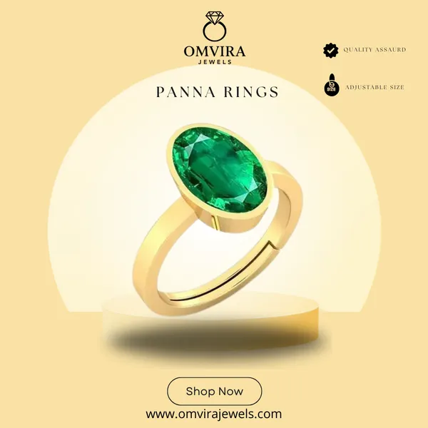 Panna_Stone_7.25_Ratti_Created_Panna_Stone_Emerald_Ring_Adjustable_Women_&_Men_Ring