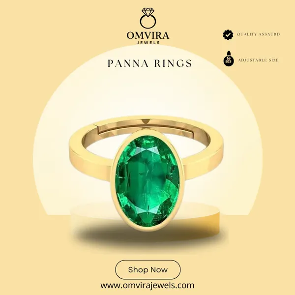 Panna_Stone_7.25_Ratti_Created_Panna_Stone_Emerald_Ring_Adjustable_Women_&_Men_Ring