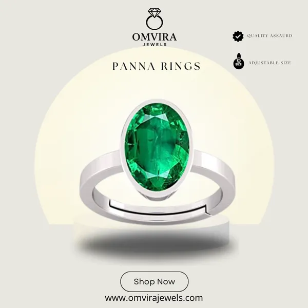 Panna_Stone_7.25_Ratti_Created_Panna_Stone_Emerald_Ring_Adjustable_Women_&_Men_Ring