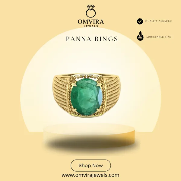 Panna_Stone_7.25_Ratti_Created_Panna_Stone_Emerald_Ring_Adjustable_Women_&_Men_Ring