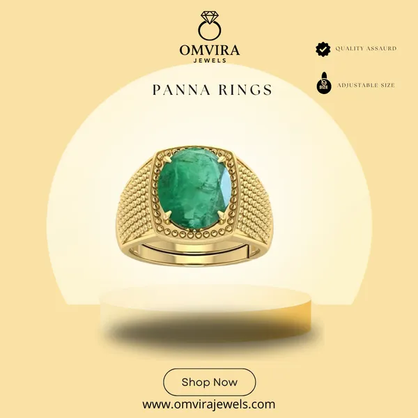Panna_Stone_7.25_Ratti_Created_Panna_Stone_Emerald_Ring_Adjustable_Women_&_Men_Ring