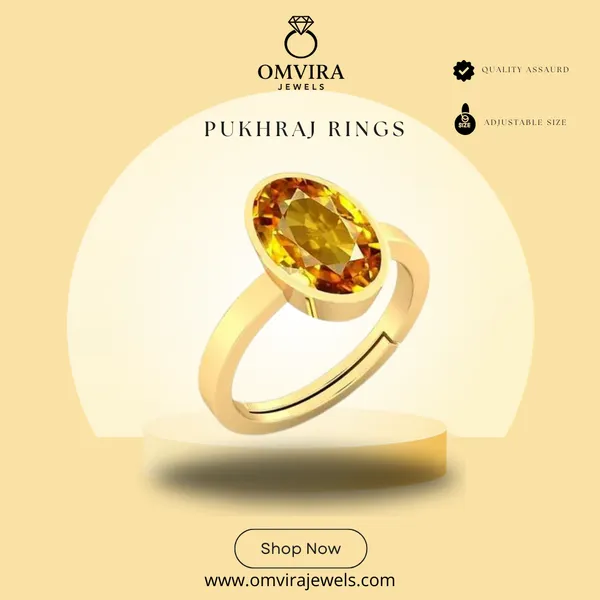 Pukhraj_7.25_Ratti_Pukhraj_Stone_Created_Yellow_Sapphire_Gemstone_Adjustable_Women_&_Men_Ring