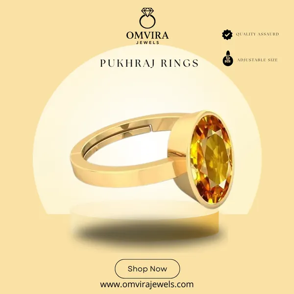 Pukhraj_7.25_Ratti_Pukhraj_Stone_Created_Yellow_Sapphire_Gemstone_Adjustable_Women_&_Men_Ring