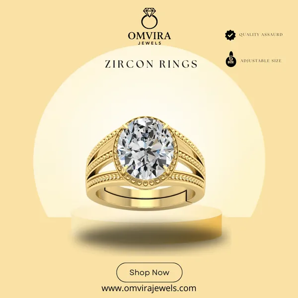 Zircon_Stone_Created_Adjustable_Ring_Rashi_Ratna_Created_For_Men_&_Women