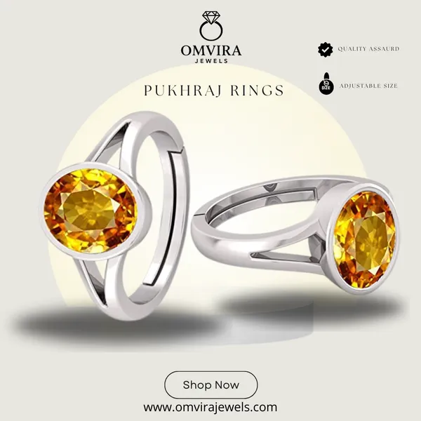 Pukhraj_7.25_Ratti_Pukhraj_Stone_Created_Yellow_Sapphire_Gemstone_Adjustable_Women_&_Men_Ring