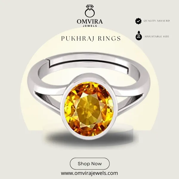 Pukhraj_7.25_Ratti_Pukhraj_Stone_Created_Yellow_Sapphire_Gemstone_Adjustable_Women_&_Men_Ring