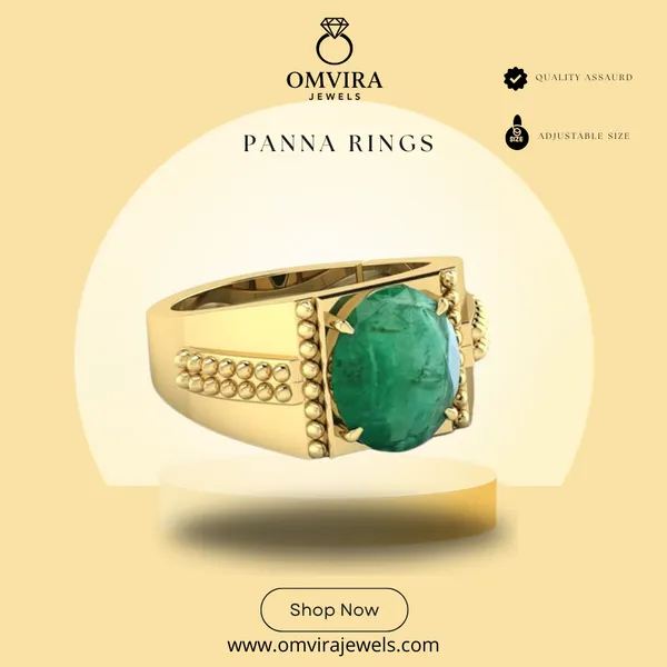 Panna_7.25_Ratti_Stone_Created_Panna_Stone_Emerald_Ring_Adjustable_Women_&_Men_Ring