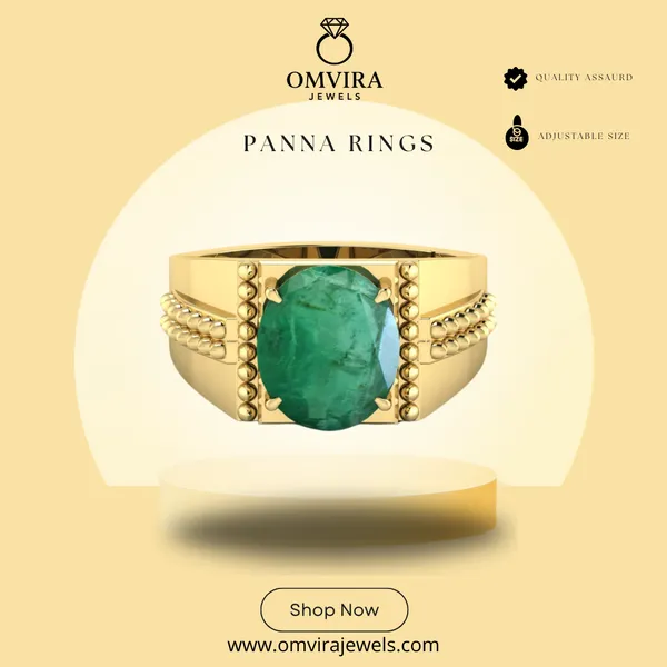 Panna_7.25_Ratti_Stone_Created_Panna_Stone_Emerald_Ring_Adjustable_Women_&_Men_Ring