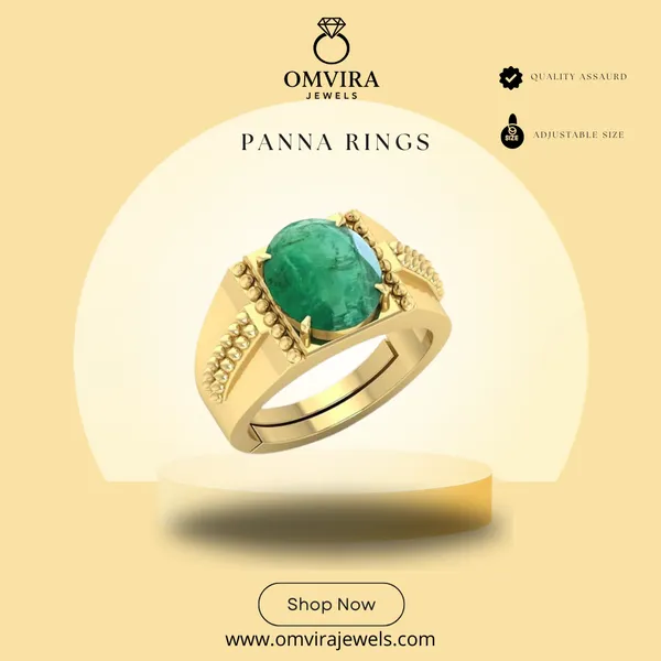 Panna_7.25_Ratti_Stone_Created_Panna_Stone_Emerald_Ring_Adjustable_Women_&_Men_Ring