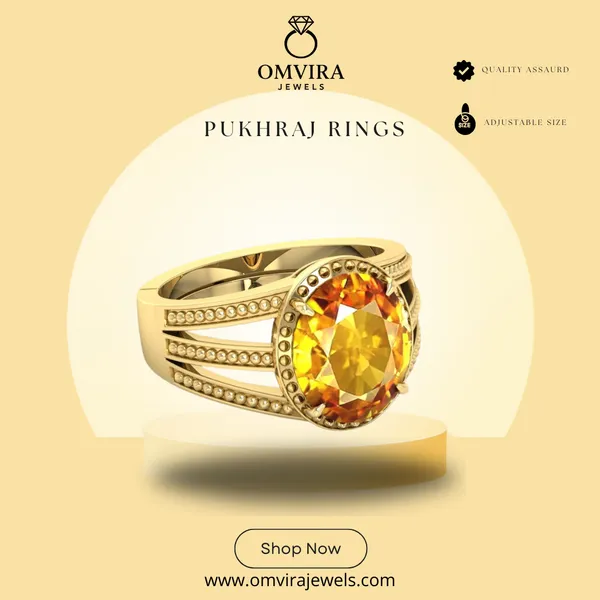 Pukhraj_7.25_Ratti_Pukhraj_Stone_Created_Yellow_Sapphire_Gemstone_Adjustable_Women_&_Men_Ring