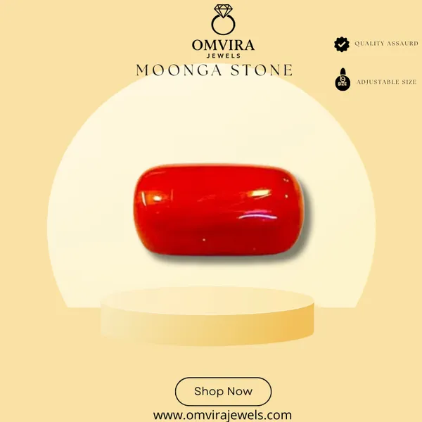 Moonga_Gems_Jewels_7.25_Ratti_Red_Coral_(Moonga)_Created_Loose_Gemstone