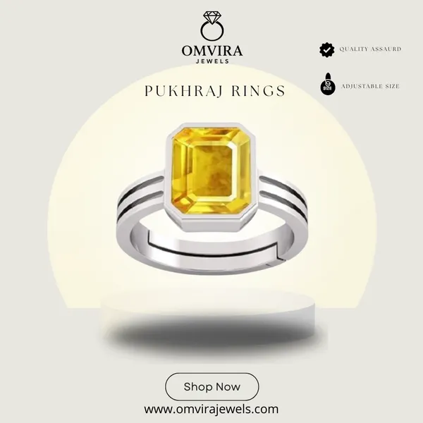 Yellow_Pukhraj_Panchdhatu_Created_Sapphire_Gemstone_Gold_Plated_Ring_For_Men_And_Women_From_4.25_Ratti_To_20.25_Ratti