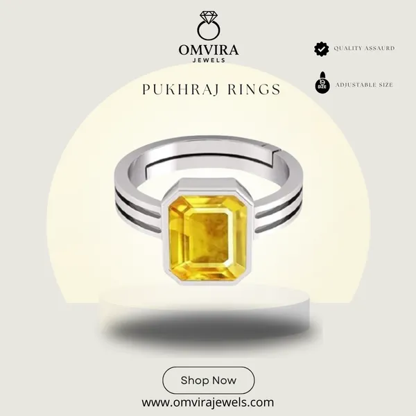 Yellow_Pukhraj_Panchdhatu_Created_Sapphire_Gemstone_Gold_Plated_Ring_For_Men_And_Women_From_4.25_Ratti_To_20.25_Ratti