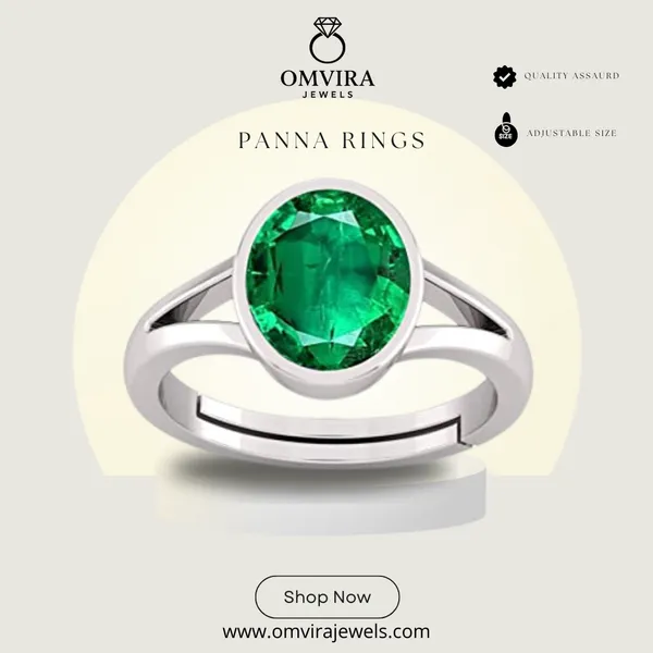 Panna_7.25_Ratti_Panna_Stone_Created_Panna_Stone_Emerald_Ring_Adjustable_Women_&_Men_Ring_With_Lab_Certificate