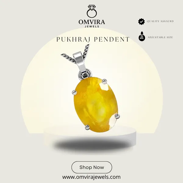 Pukhraj__7.25_Ratti_Stone_Created_Yellow_Sapphire_Gemstone_Adjustable_Women_&_Men_Ring
