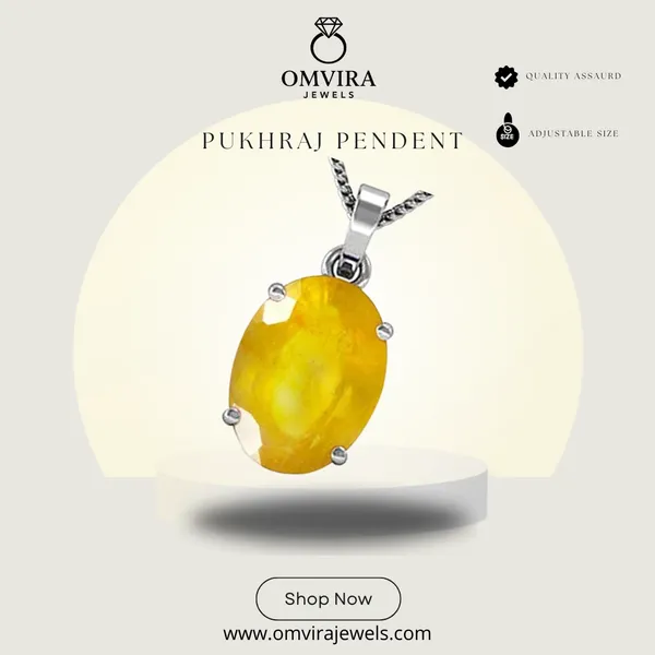 Pukhraj__7.25_Ratti_Stone_Created_Yellow_Sapphire_Gemstone_Adjustable_Women_&_Men_Ring