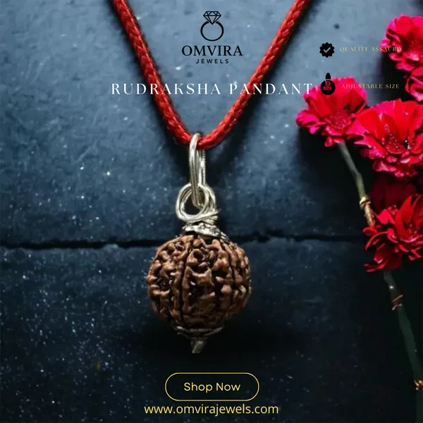 Rudraksha_7_Mukhi_Created_Pendant_With_Lab_Created_Sterling_Silver_Wood_Pendant