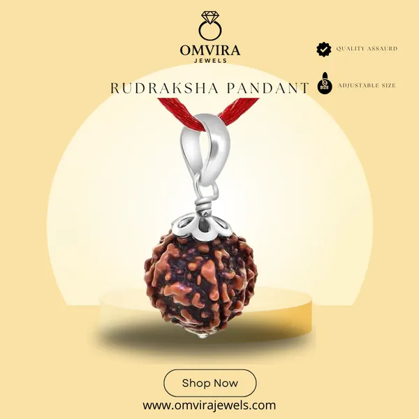 Rudraksha_7_Mukhi_Created_Pendant_With_Lab_Created_Sterling_Silver_Wood_Pendant