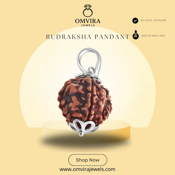 Rudraksha_7_Mukhi_Created_Pendant_With_Lab_Created_Sterling_Silver_Wood_Pendant