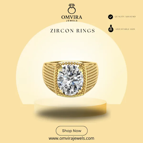 Zircon_Stone_Created_Adjustable_Ring_Rashi_Ratna_Created_For_Men_&_Women