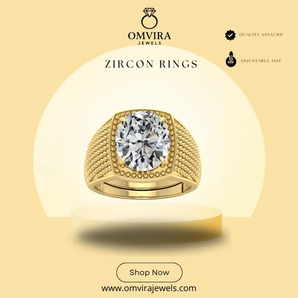 Zircon_Stone_Created_Adjustable_Ring_Rashi_Ratna_Created_For_Men_&_Women