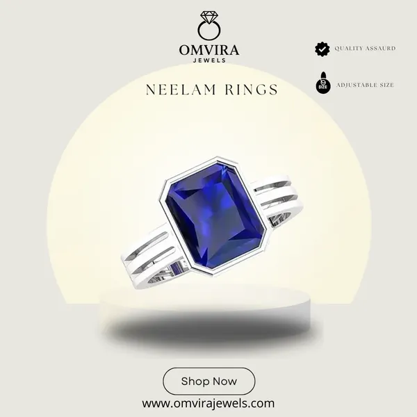 Neelam_Blue_Sapphire_Created_Silver_Plated_Adjustable_Neelam_Ring_For_Men_&_Women_From_4.25_Ratti_To_20.25_Ratti
