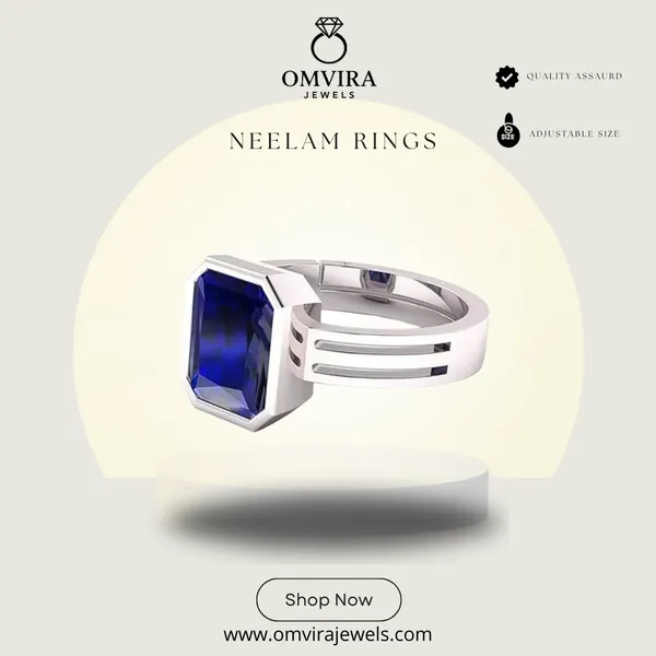 Neelam_Blue_Sapphire_Created_Silver_Plated_Adjustable_Neelam_Ring_For_Men_&_Women_From_4.25_Ratti_To_20.25_Ratti