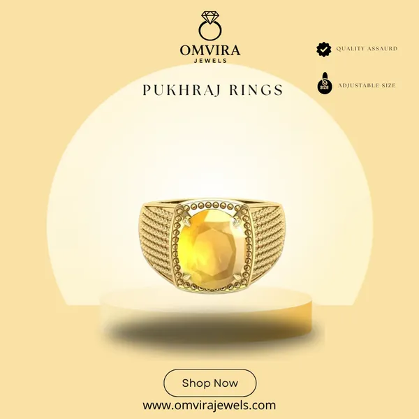 Pukhraj_7.25_Ratti_Pukhraj_Stone_Created_Yellow_Sapphire_Gemstone_Adjustable_Women_&_Men_Ring