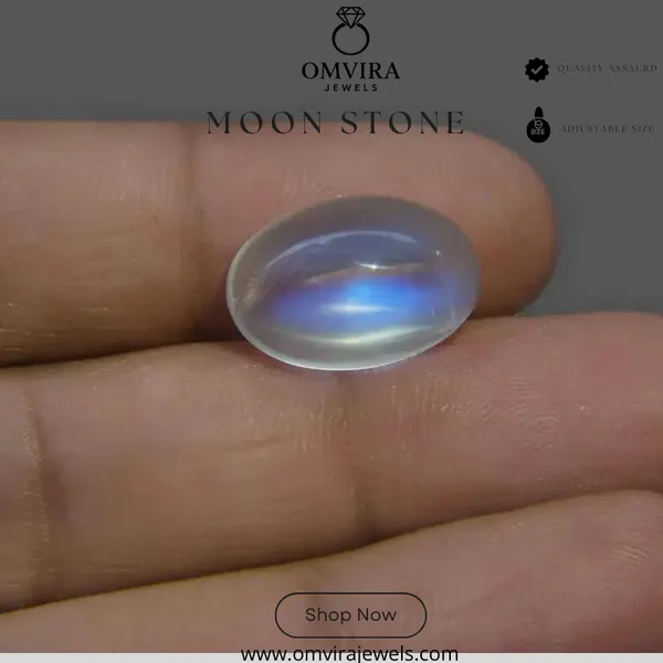White_7.25_Ratti_White_Moonstone_Created_Loose_Gemstone