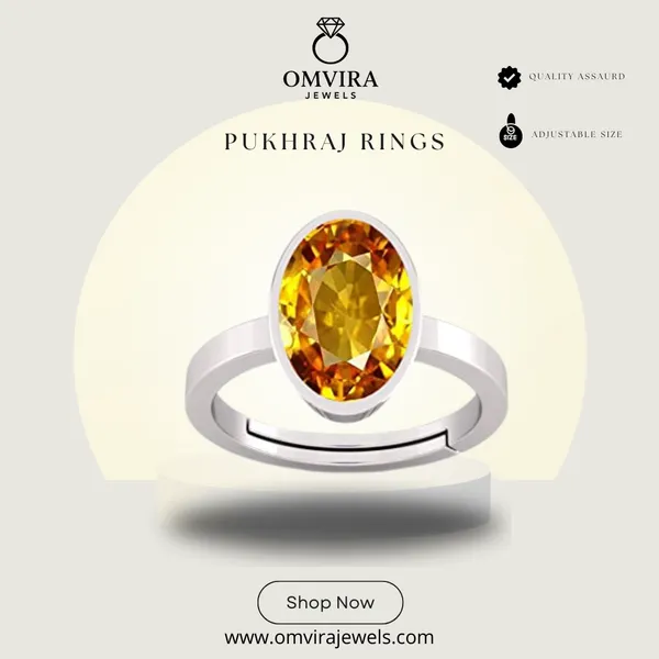 Pukhraj_7.25_Ratti_Pukhraj_Stone_Created_Yellow_Sapphire_Gemstone_Adjustable_Women_&_Men_Ring
