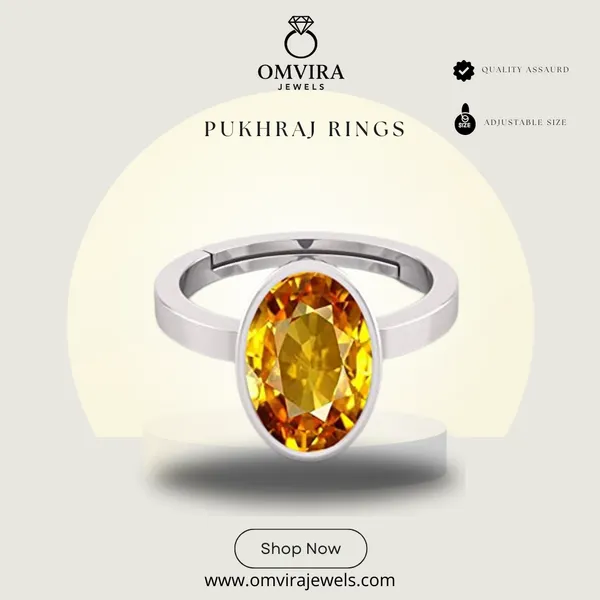 Pukhraj_7.25_Ratti_Pukhraj_Stone_Created_Yellow_Sapphire_Gemstone_Adjustable_Women_&_Men_Ring