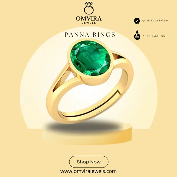 Panna_7.25_Ratti_Stone_Created_Stone_|_Emerald_Ring_Adjustable_Women_&_Men_Ring