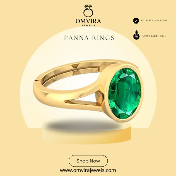 Panna_7.25_Ratti_Stone_Created_Stone_|_Emerald_Ring_Adjustable_Women_&_Men_Ring